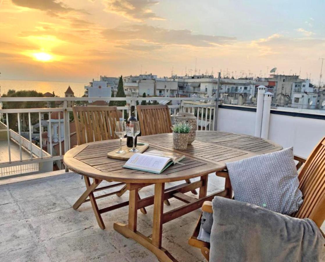 塞萨洛尼基Sea View Sunset Penthouse公寓 外观 照片