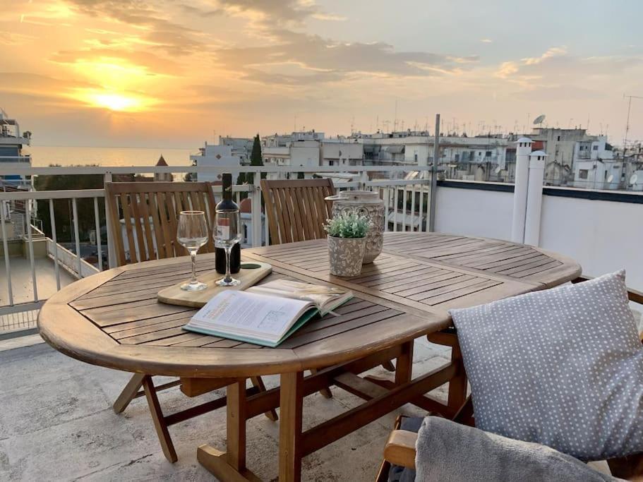 塞萨洛尼基Sea View Sunset Penthouse公寓 外观 照片