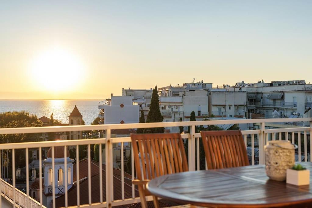 塞萨洛尼基Sea View Sunset Penthouse公寓 外观 照片